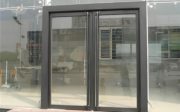 清水玻璃地弹门