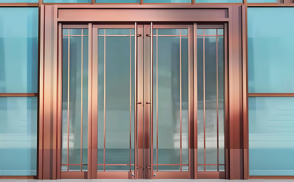 清水玻璃地弹门